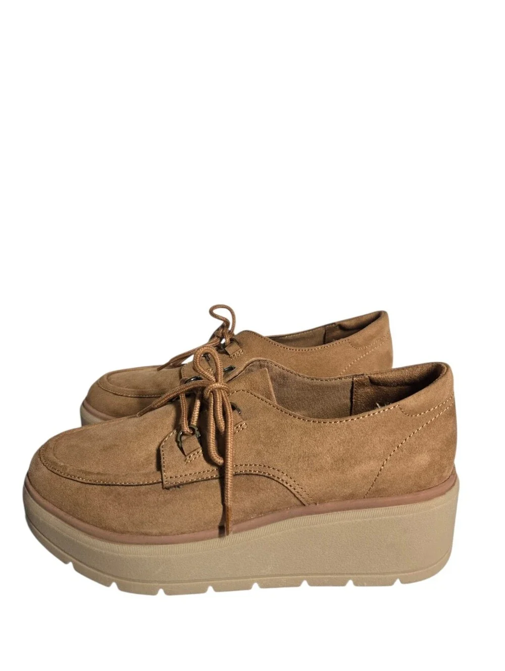 Dr. Scholl's Nice Day Max Platform Lug Oxford - Honey Brown